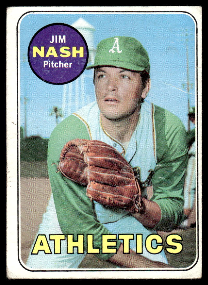 1969 Topps Jim Nash #546 Oakland Athletics Baseball Card | eBay