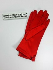 Womens short gloves - technofibre - red - cod...