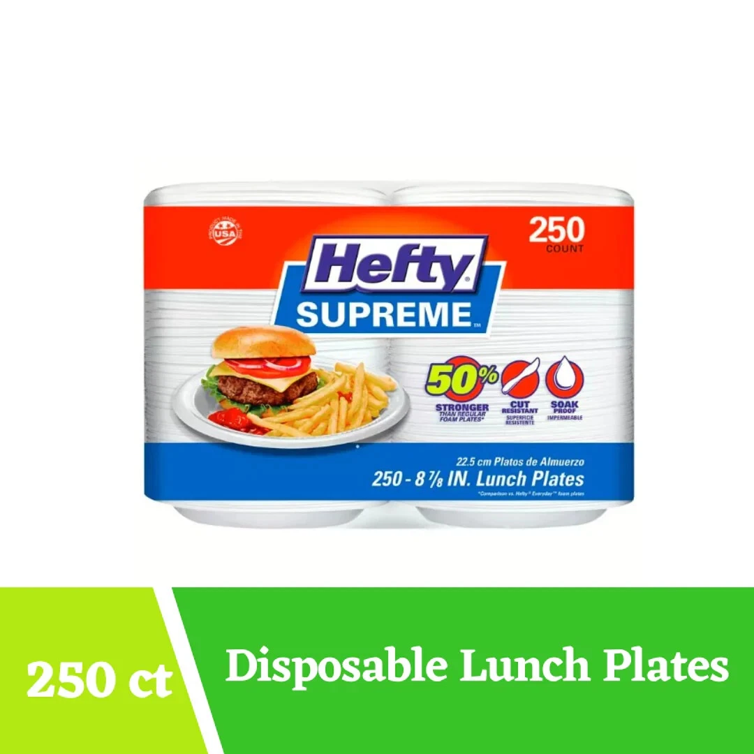 Hefty paper sales plates