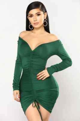 slim fit dress slacks Nova Ruched Dress  Phenom and Venom