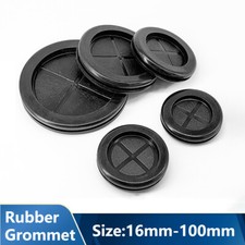 Black Closed Grommets Rubber Grommets Closed Grommets Blind Plugs Plugs 16-100mm