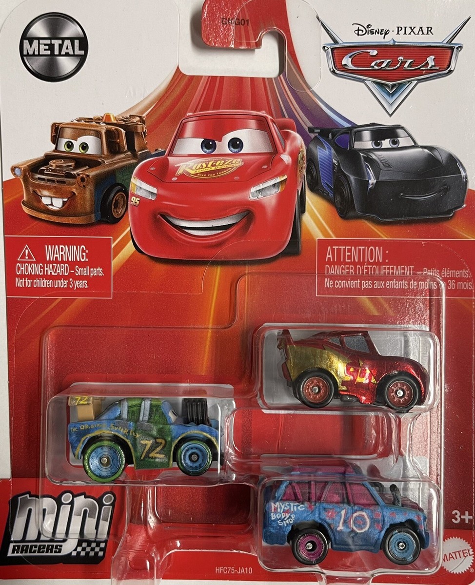 Pixar Cars Mini Racers Rusteze Racing Center McQueen Superfly