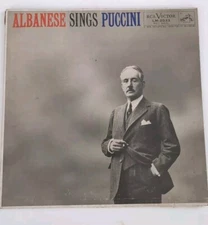 ALBANESE SINGS PUCCINI LP ~ L. Albanese, Soprano ~ RCA Victor 1956 ~ LM-2033