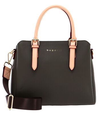 bugatti Ella Bowling Bag M Handtasche Umhängetasche Tasche Olive Grün Neu