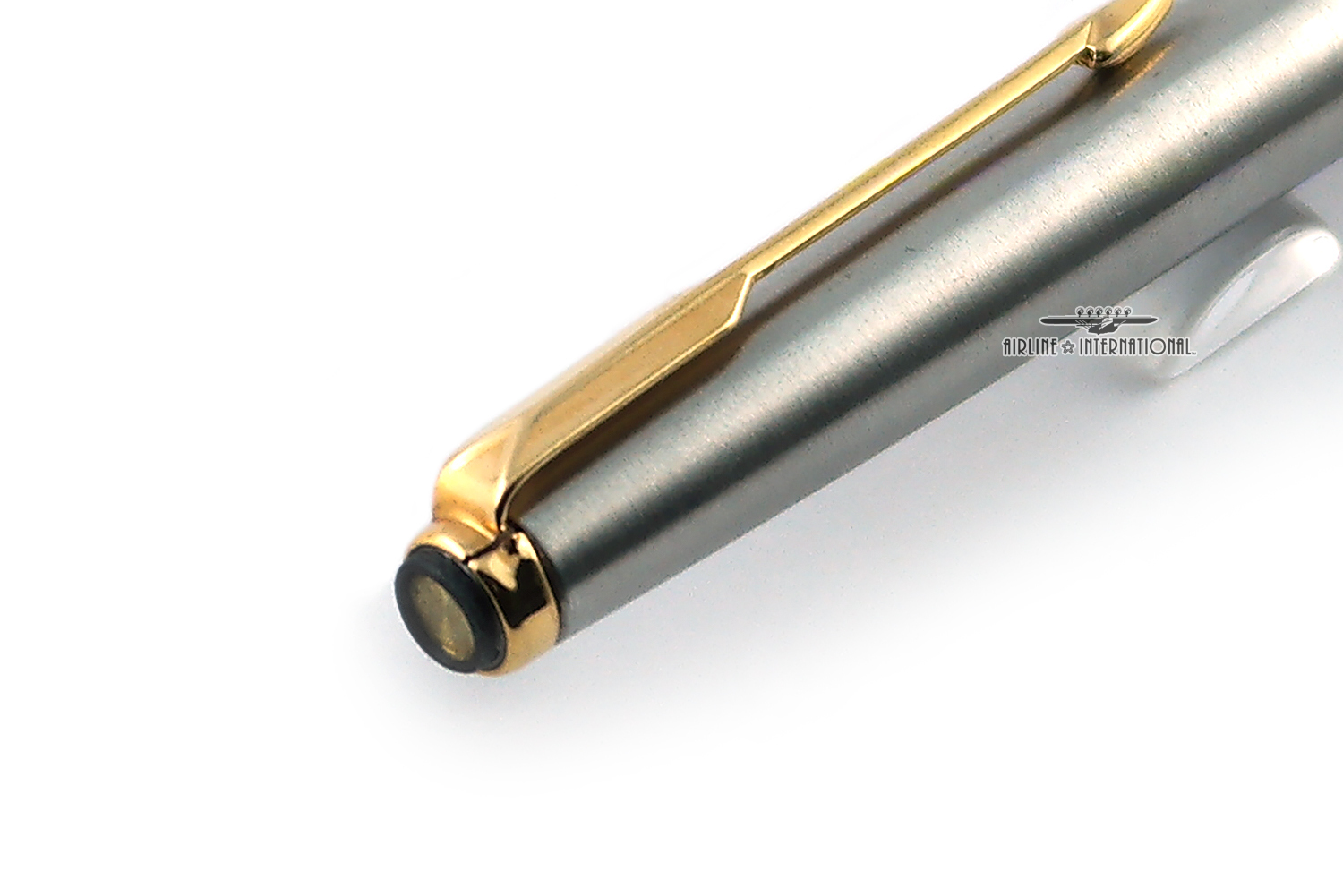 Parker Vintage C. 1979 Falcon Stainless Steel Fountain Pen - Extremely ...