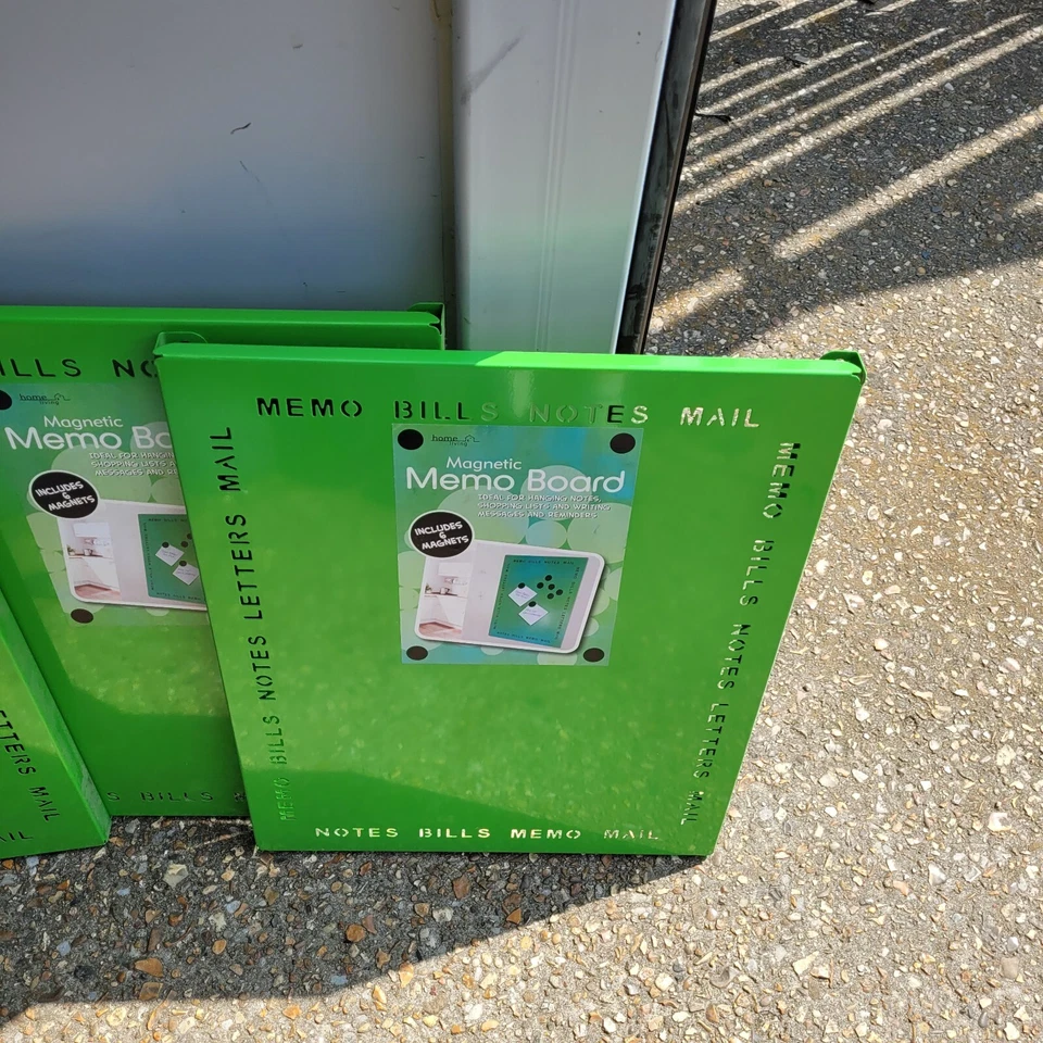 Set Of 4 Home Living Magnetic Memo Boards Green - Image 2 of 4