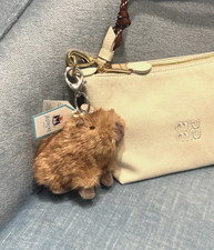 Jellycat Amuseables Clyde Capybara Bag Charm Keychain - Soft Plush Cute Gift NWT