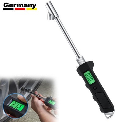 LCD Digital Auto Reifendruckmessgerät geeicht Luftdruckprüfer Manometer