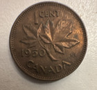Canada 1950 Small Cent 1 Cent Coin - George VI Maple Leaf Reverse - BN - KM#44 — photo 1