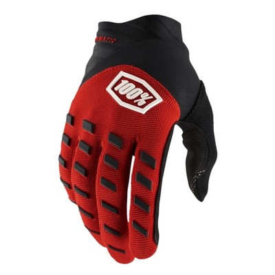 100% Airmatic Full Finger Herren Handschuhe XL Red/Black