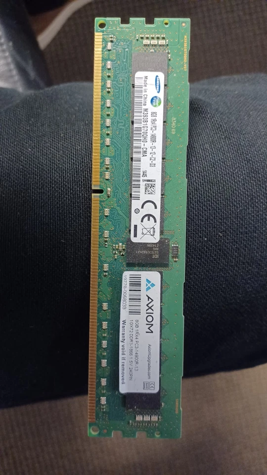 8 GB ECC Reg Server memoria registrada RAM 8 módulos, 1Rx4, PC3-14900R Foto 2 de 3