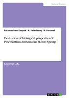Paramasivam Deepak (U. A.) | Evaluation Of Biological Properties Of...