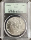 OGH 1883-CC Morgan Dollar PCGS MS62 Looks Potential For GOLD CAC RARE