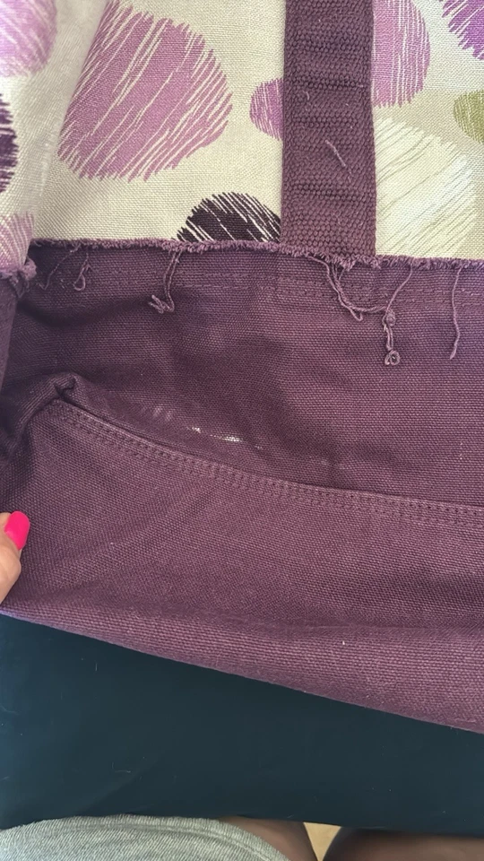 Тридцать один Metro ретро Weekender XL путешествий Duffel фиолетовый Mod Dot снят с производства - Изображение 3 из 4