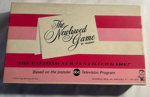 Vintage 1967 The Newlywed Game Original Hasbro Board Game Complete