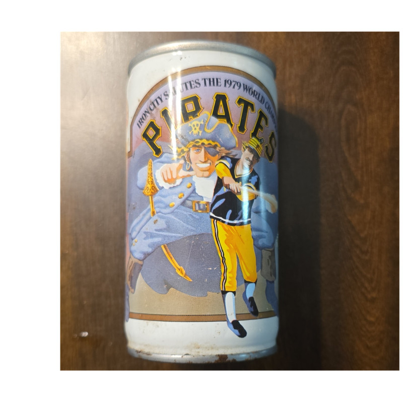 Iron City Beer Pittsburgh Pirates 1979 World Champion 12oz Pull Tab Can