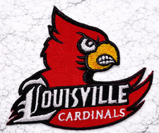 LOUISVILLE CARDINALS NCAA EMBROIDERED IRON/SEW ON PATCH 3.5