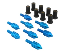 Yana Shiki Universal Sport Bike Windscreen Spiked Screw Kit Blue GSX-R600 ZX-6R