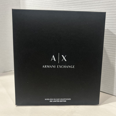 ARMANI EXCHANGE Bluetooth Headphones Wireless (Black) JBL Limited Edition (New)