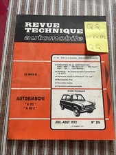 Revue technique Autobianchi A112