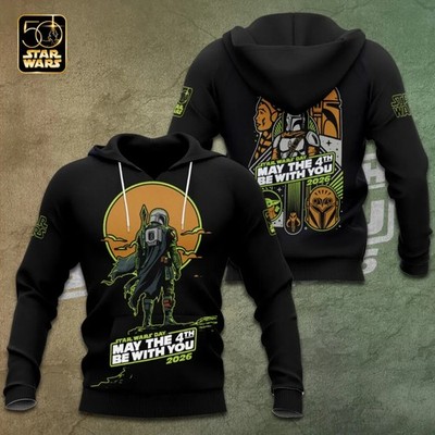 Star Wars May The 4th 2026 Mandalorian, 50th Anniversary The Child Ahsoka Hoodie