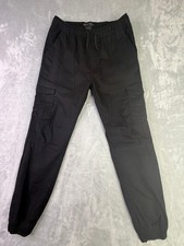 Rocawear Black Joggers Men s Size Large Stretch Cargo Packets Y2k