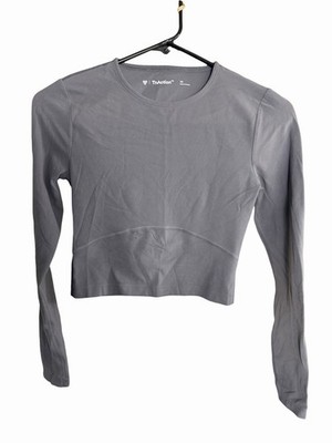 Aritzia TNAction L/S Top XS Shirt Gray Women's Athleisure Athletic Workout