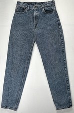 VTG Levi’s 550 Jeans 36x34 Actual 34x33 Acid Wash Black Tag Made in USA 90s