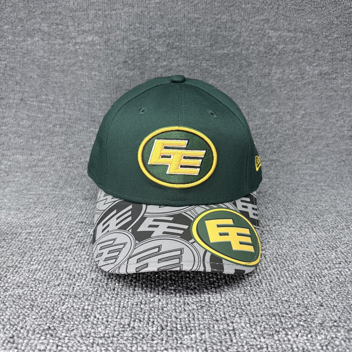 New Era 9FORTY Edmonton Eskimos Youth Snapback Hat CFL Green Graphic Brim