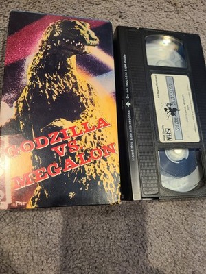 Godzilla Vs. Megalon 1968, VHS Tape Star Vintage Classics No. 3224 Colored 1985