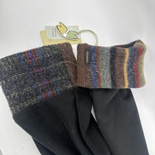 Baabaazuzu Boot Sock Liners Multicolor Wool Foot Strap New with Tags