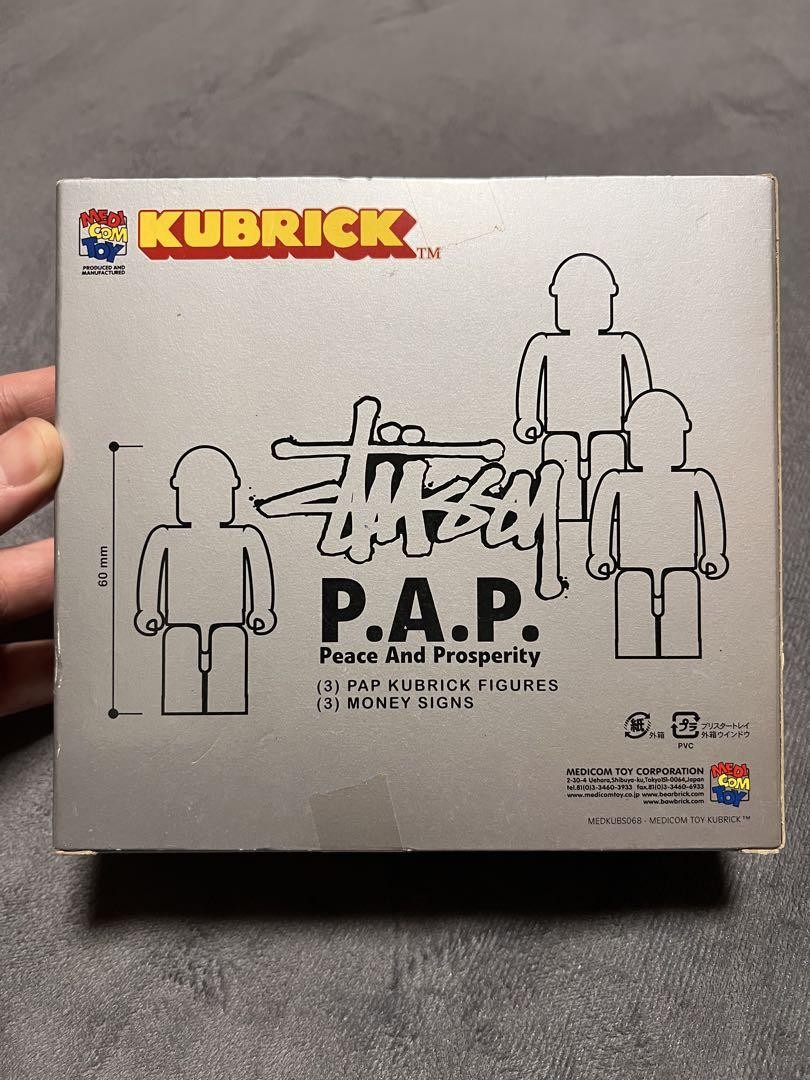 Stussy Kubrick PAP Set 2003 Medicom Toy Limited Box Vintage