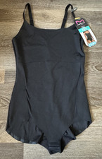 Maidenform Flexees Shapewear Bodysuit Sculpts Extra Firm Cool Comfort Black XXXL