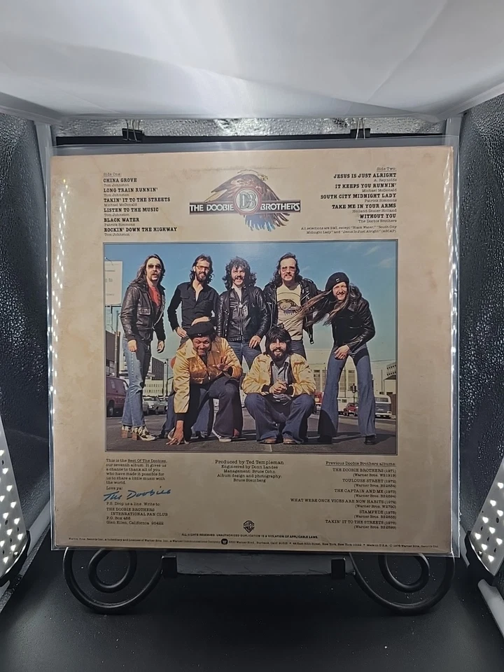 DOOBIE BROTHERS Best of the Doobies LP 1976 Warner Bros FIRST LA Press VG+/VG+ - Image 2 of 4