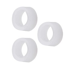 For Nikon 18-55mm Lens Camera Lens Screw Cap Gasket Rubber Pad Set Black 3PCS