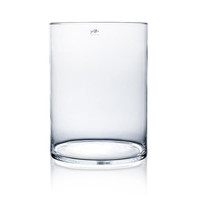 Glasvase, Dekoglas, Tischvase Cyli Zylindrisch Rund H. 40Cm D. 30Cm Sandra Rich