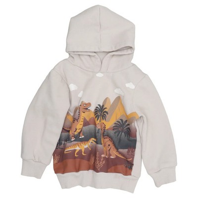 C&A, Kapuzenpullover, Größe: 98, Beige/Mehrfarbig, Baumwolle/Polyester #Thg
