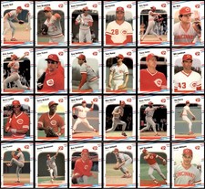1988 Fleer GLOSSY Cincinnati Reds Complete Team Set