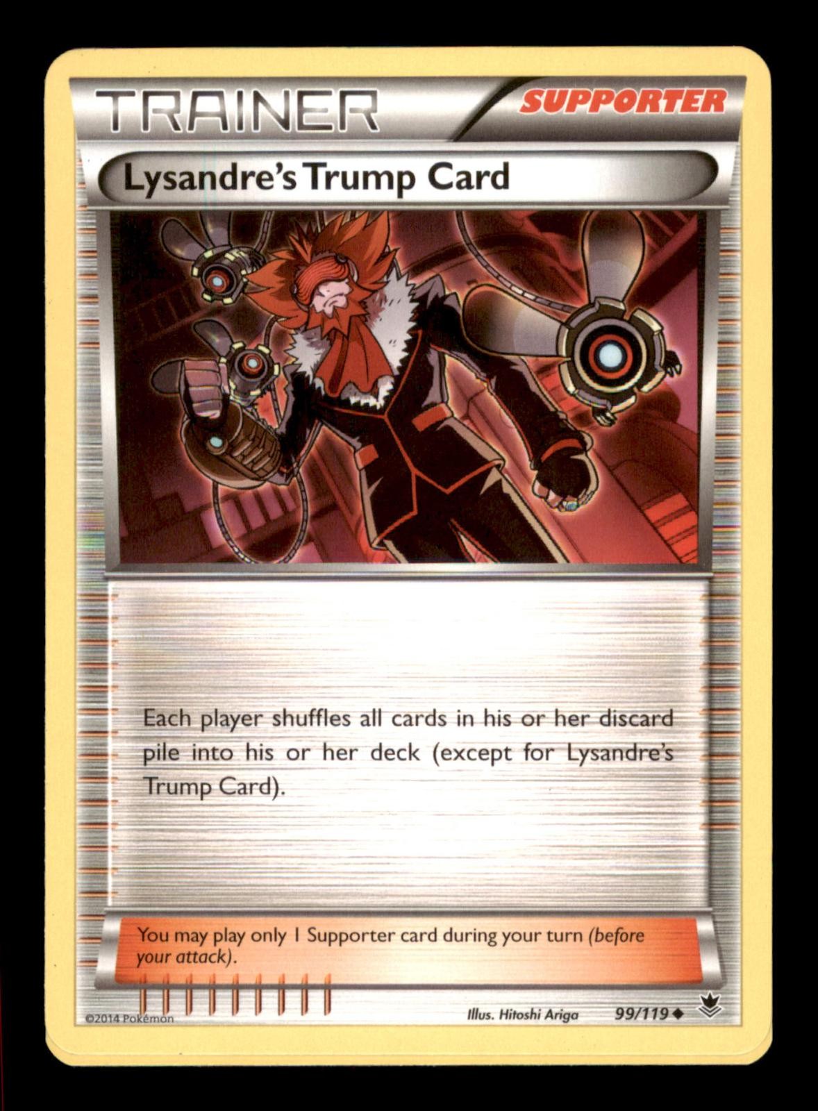 Lysandre's Trump Card 99/119 Phantom Forces Pokemon TCG Moderately Played