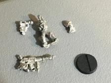 A31169 WARHAMMER 40K CHAOS SPACE MARINES METAL HAVOC W LASCANNON GW