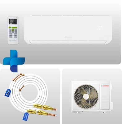 B-Ware Split Klimaanlage HANTECH Quick Connect 12000 BTU XA21, R32, 5m Leitung