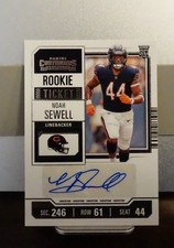 Noah Sewell 2023 Contenders Rookie Ticket Auto #162