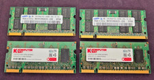4GB DDR2 Laptop RAM 4x1GB PC2-5300 667MHz Samsung Komputer Bay Tested