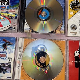 5X VINTAGE RARE SEGA DREAMCAST GAME LOT CAPCOM POWER STONE CRAZY TAXI+ 18WHEELER