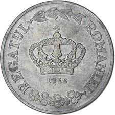 [#135734] Romania, Mihai I, 5 Lei, 1942, Berlin, Aluminum, AU, KM:61