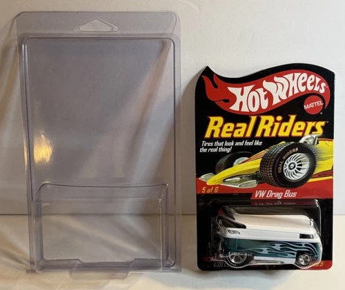 Hot Wheels RLC Real Riders Series 5 VW Drag Bus 06248/11000 Red Line Club w Case