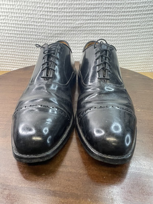 Allen Edmonds Byron Black Leather Cap Toe Dress Oxfords  display picture 2