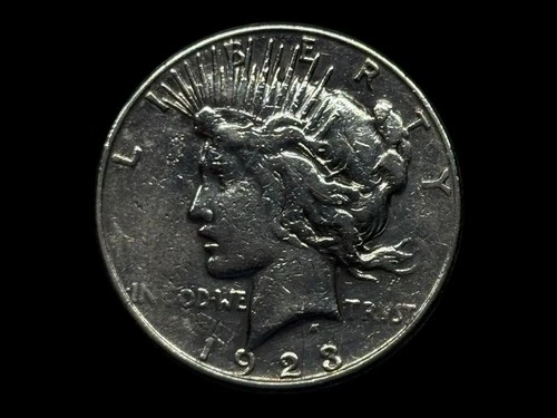 💰1923 Peace Silver Dollar, Ungraded, See Description, Free Gift!💵