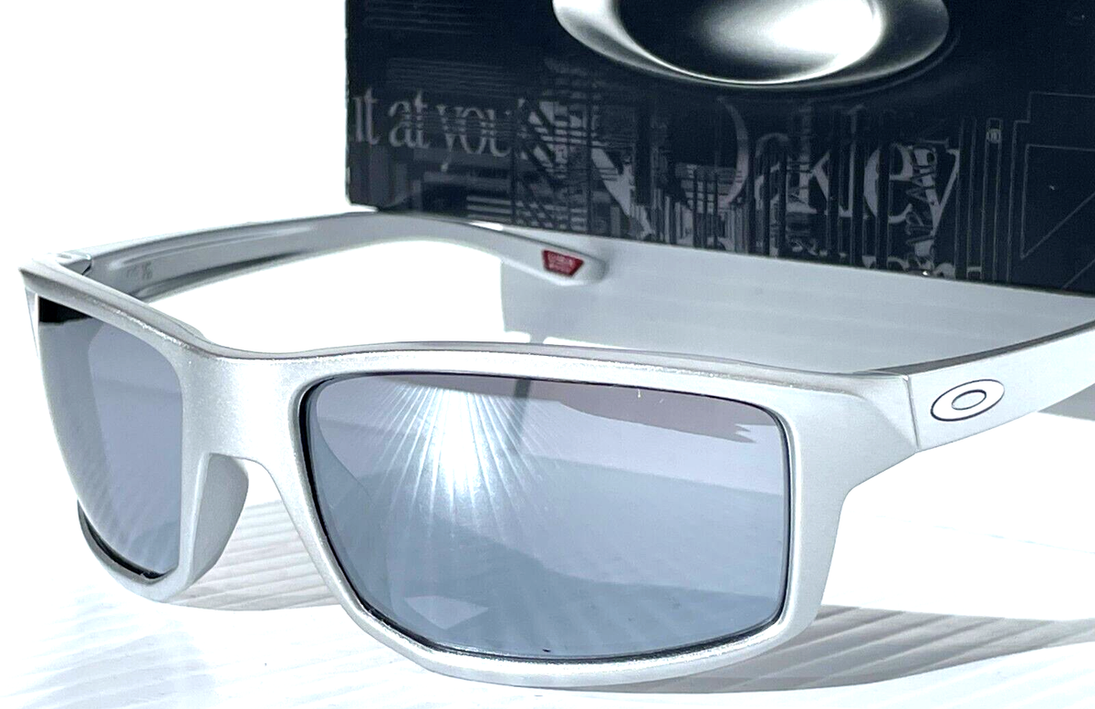 NEW Oakley GIBSTON X-Silver POLARIZED Galaxy Chrome Lens Sunglass