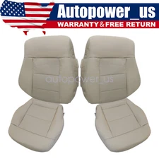 For 2010-2016 Mercedes-Benz E-Class E350 W212 Front Leather Seat Cover Tan